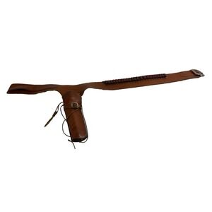Bianchi COLT Left Lg  SA Western Holster and Cartridge Belt .44/.45 34 1898H 3j